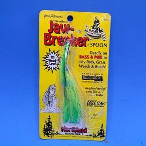 Northland‎ Jaw-Breaker Spoon Lure 1/2 oz VTG Weedless Topwater Bass Pike USA NOS